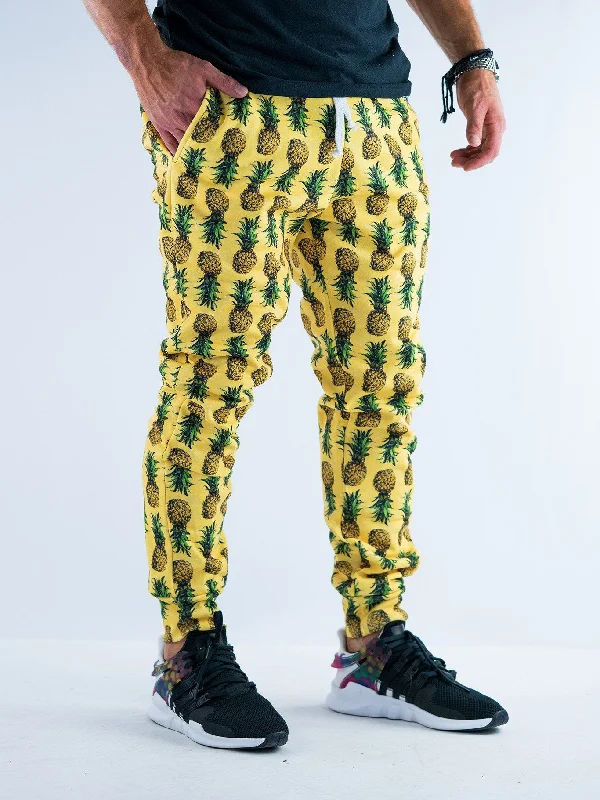 Layered Men's OverallsPineapple Unisex Joggers