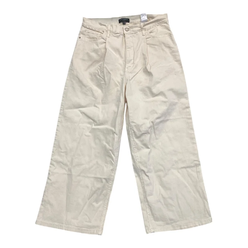 Hipster Skinny Men's JeansJeans Wide Leg By Banana Republic In Tan, Size:14L