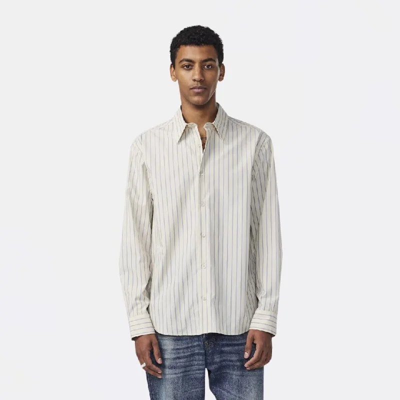 Men's Casual Friday Shirts for Relaxed Office DaysQuinsy 5322 Supima Cotton Shirt (Khaki Stripe) Men's Casual Friday Shirts for Relaxed Office DaysQuinsy 5322 Supima Cotton Shirt (Khaki Stripe)