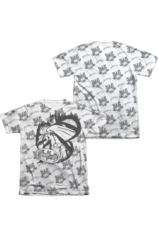 Comfortable Men's Polo ShirtsBatman Against The Wall (Front/Back Print) Adult 65/35 Poly/Cotton Short Sleeve Tee / T-Shirt Comfortable Men's Polo ShirtsBatman Against The Wall (Front/Back Print) Adult 65/35 Poly/Cotton Short Sleeve Tee / T-Shirt