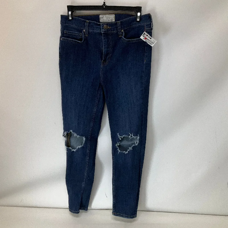 Men's Jeans for Everyday WearJeans Skinny By Free People In Blue Denim, Size: 8