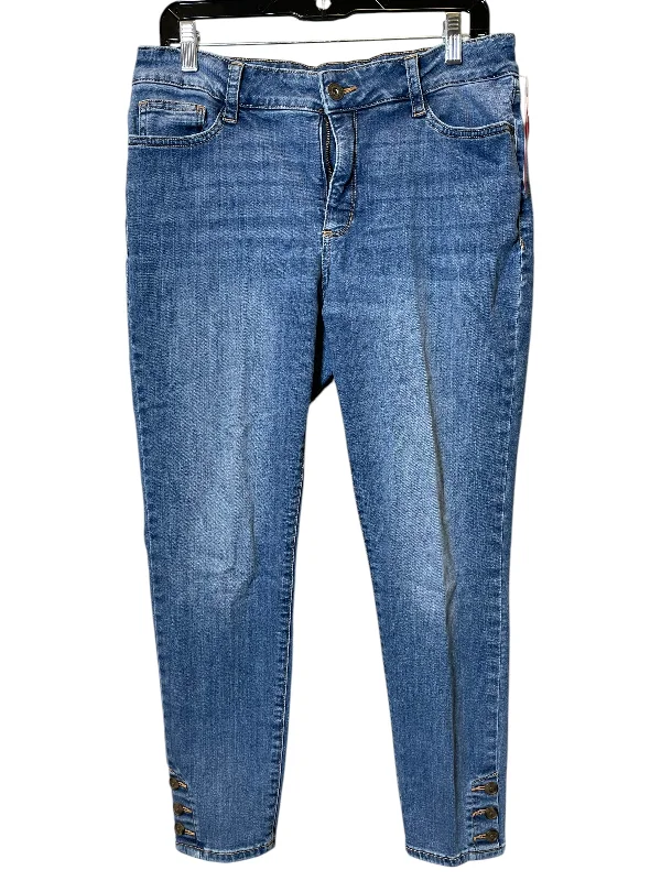 Fashionable Men's JeansJeans Skinny By St Johns Bay In Blue, Size: 12