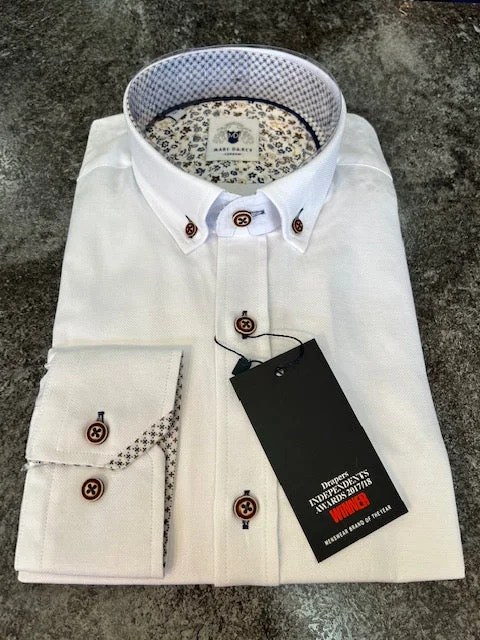 Men's Essential Dress Shirts for Everyday WearMARC DARCY CHARLIE SHIRT WHITE/TAN