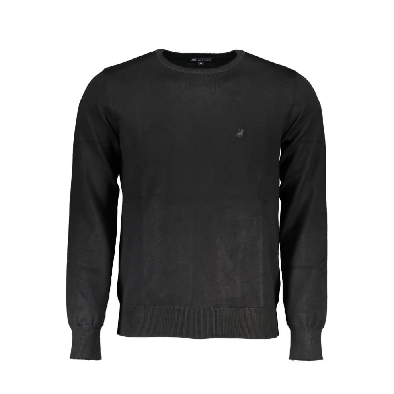 Men's Sweaters with Straight-Cut ShapesU.S. Grand Polo Nylon Men's Sweater