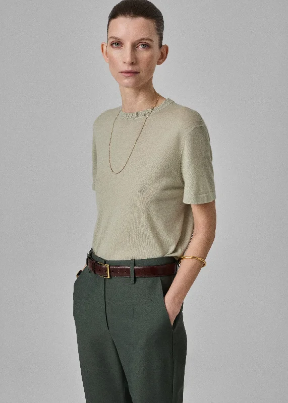 Durable Men's Work ShirtsRelaxed Tee in Fine Cashmere - Alfalfa