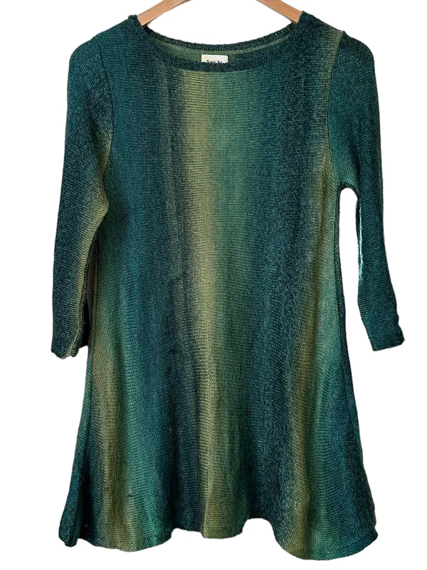 Men's Sweaters with Long SleevesDark Autumn Watercolor Knit Tunic