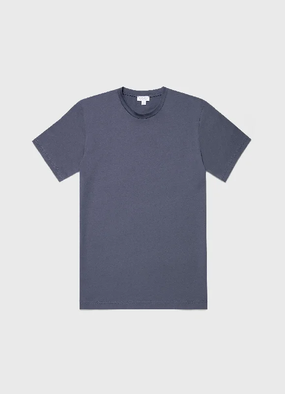 Men's Shirts with Patch PocketsMen's Riviera Midweight T-shirt in Slate Blue
