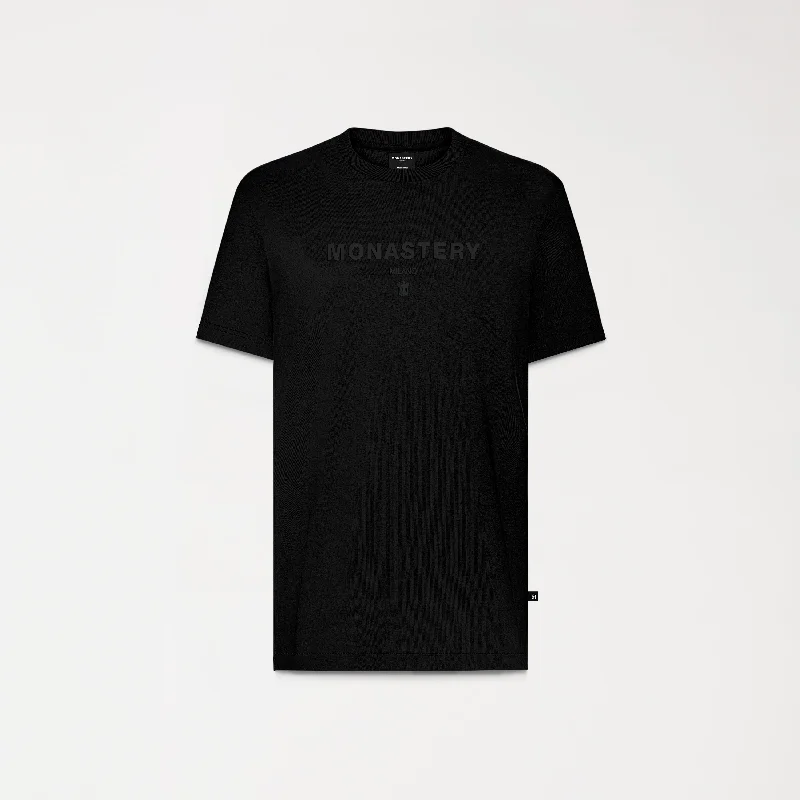 Men's Shirts with Appliquéd SleevesWARKWING T-SHIRT BLACK