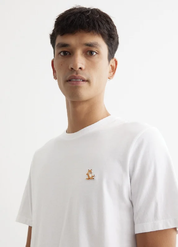 Men's Shirts with Animal PrintsChillax Fox Patch Regular T-Shirt