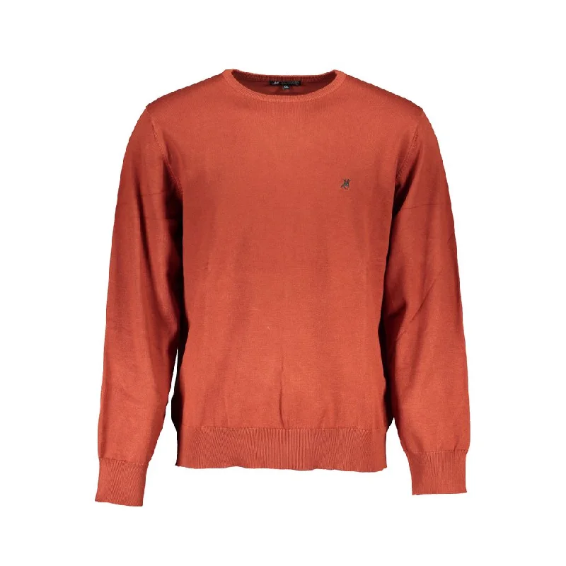 Essential Men's V-Neck SweatersU.S. Grand Polo gold Nylon Men's Sweater