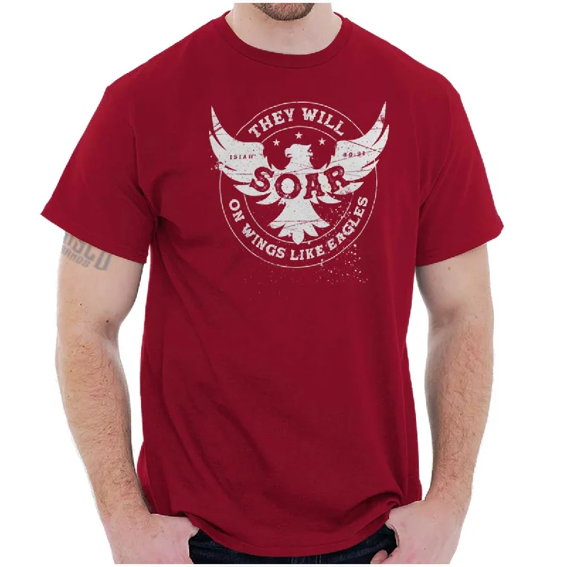 Men's Designer Dress Shirts for High-End FashionOn Eagles Wings T Shirt