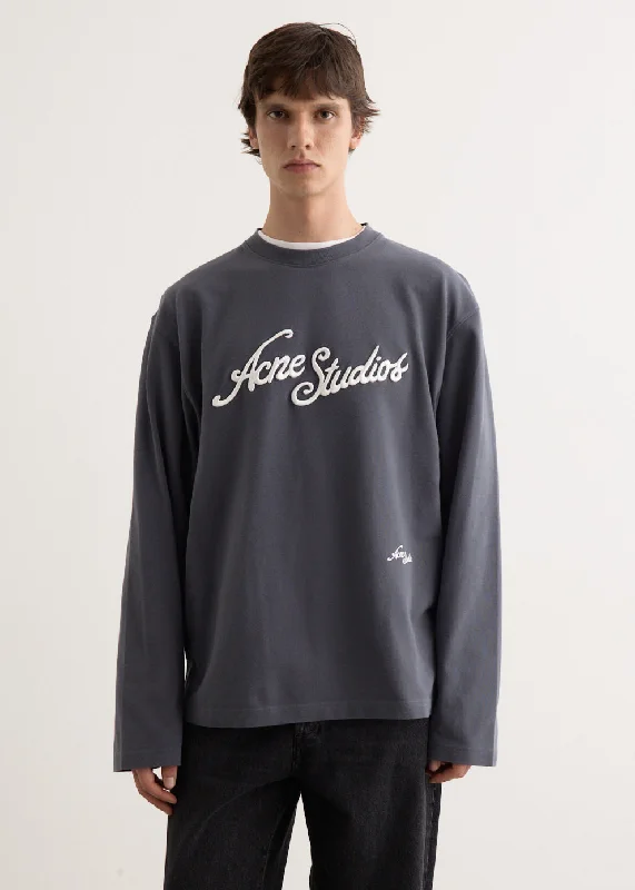 Men's Shirts for FishingExford LS Pique Tourist Logo T-Shirt