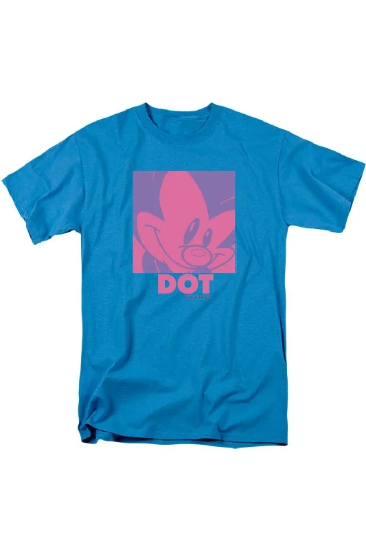 Men's Shirts with Logo EmbossmentsAnimaniacs Pop Dot Short Sleeve Adult Tee / T-Shirt Men's Shirts with Logo EmbossmentsAnimaniacs Pop Dot Short Sleeve Adult Tee / T-Shirt