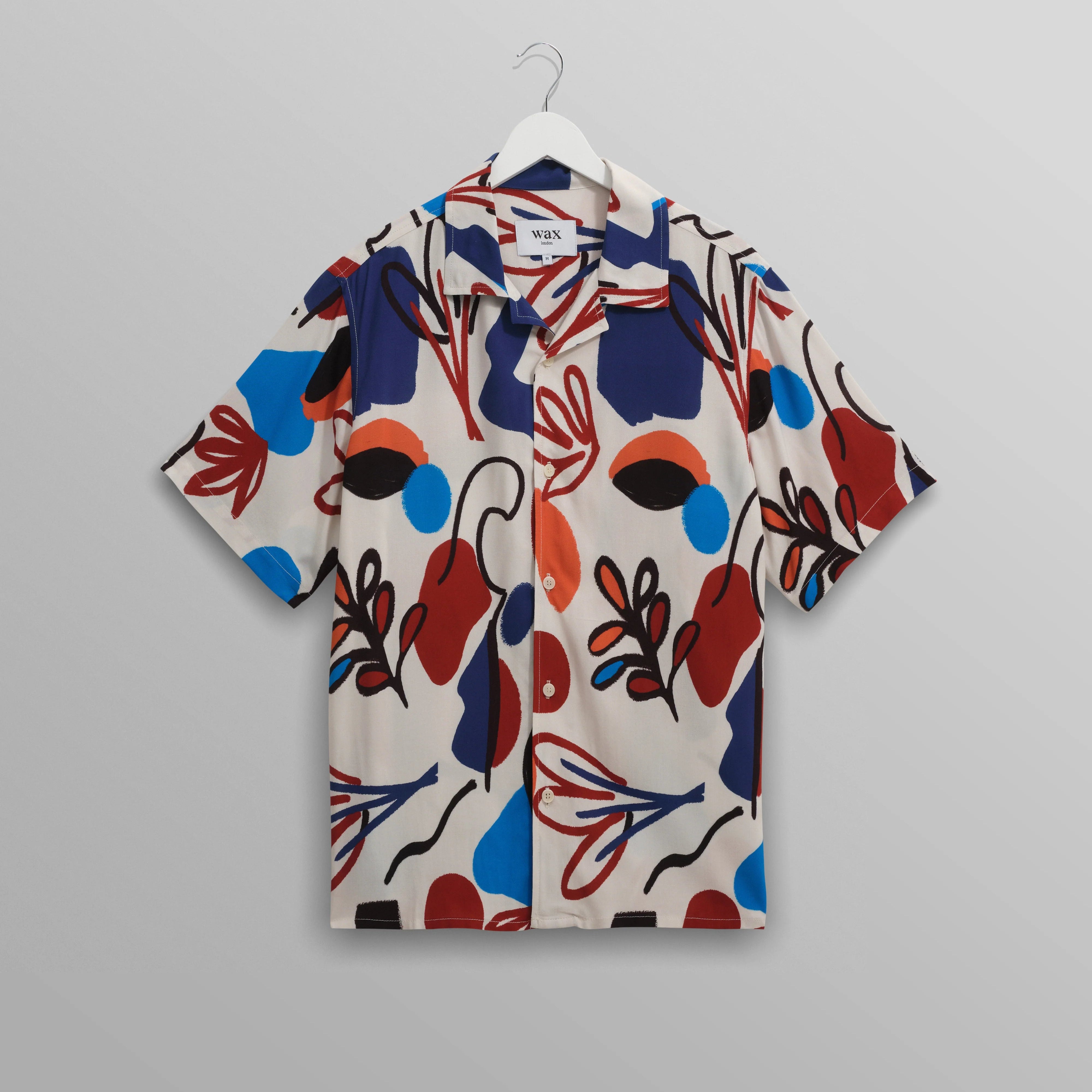 Men's Sleeveless Shirts for Summer ComfortDidcot SS Shirt Block Scribble (Red + Blue) Men's Sleeveless Shirts for Summer ComfortDidcot SS Shirt Block Scribble (Red + Blue)