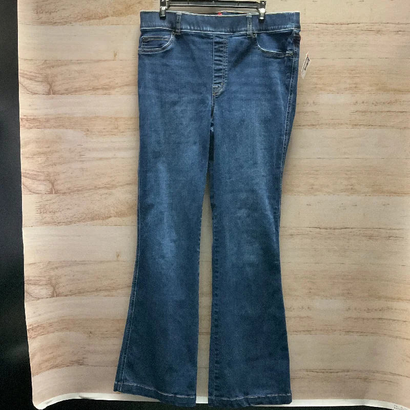 Men's Straight-Leg JeansJeans Flared By Spanx In Blue Denim, Size: 14