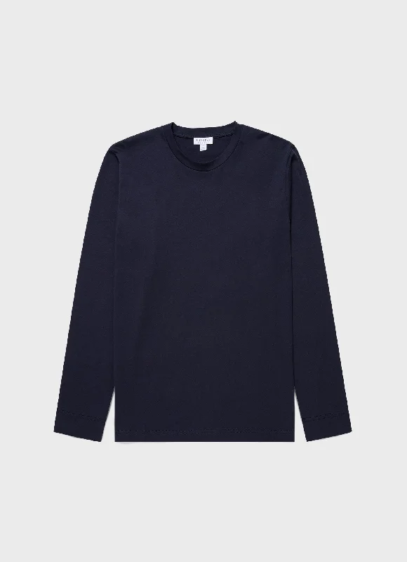 Layered Men's VestsMen's Long Sleeve Riviera T-shirt in Navy