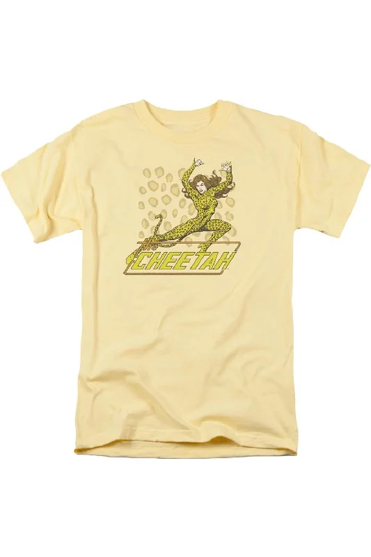 Men's Shirts with Cowl NecksDC Comics The Cheetah Short Sleeve Adult Tee / T-Shirt