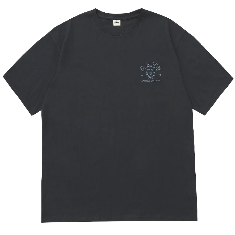 Men's Shirts for Beach OutingsKappy Sunshine T-Shirt Dark Grey