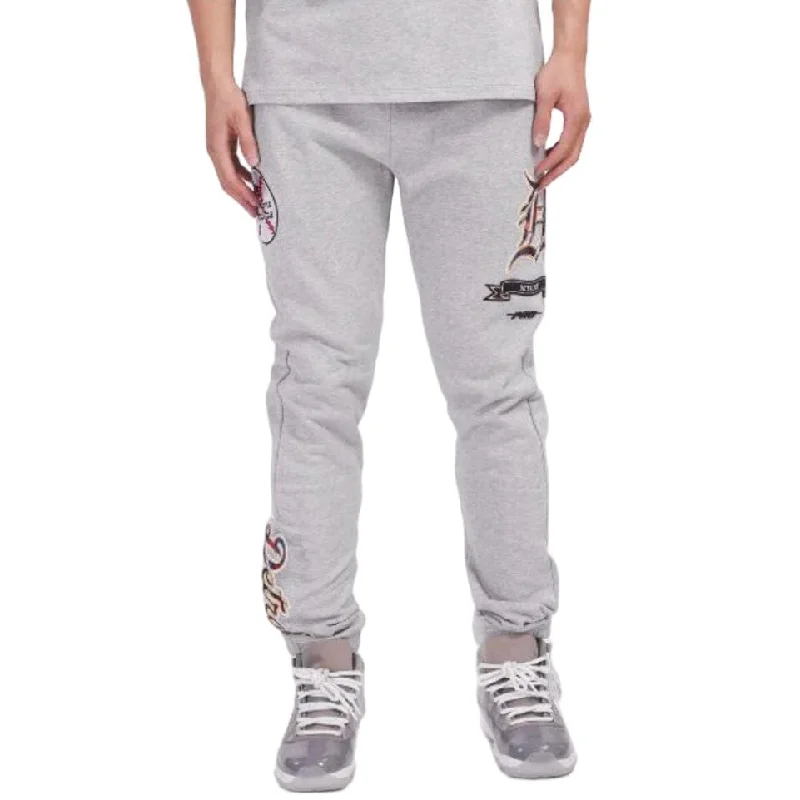 Men's Pants with Moisture-Wicking PropertiesPro Standard Detroit Tigers Pro Prep Fleece Sweatpants (H.Grey/Midnight)