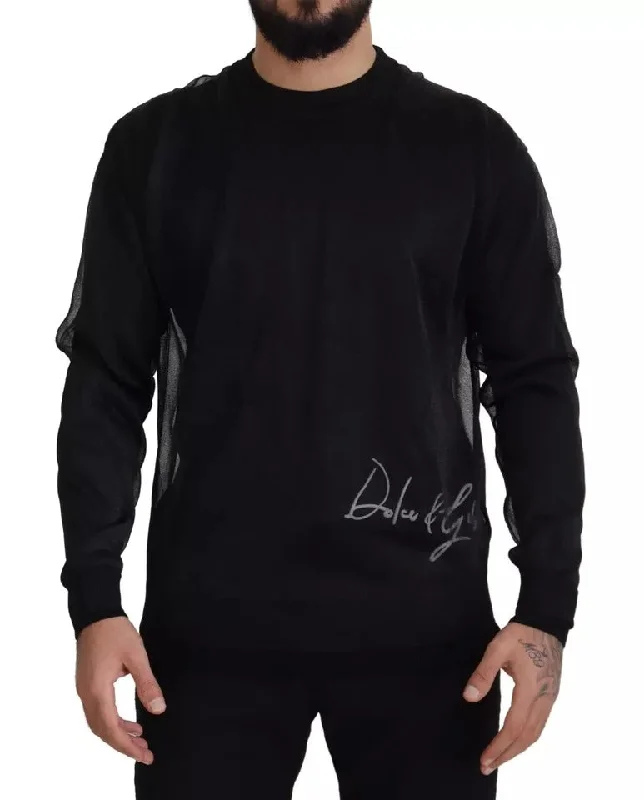 Men's Sweaters with Thumbholes in SleevesDolce & Gabbana Polyester Logo Men Pullover Men's Sweater (Pre-Owned) Men's Sweaters with Thumbholes in SleevesDolce & Gabbana Polyester Logo Men Pullover Men's Sweater (Pre-Owned)