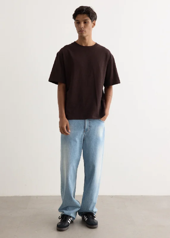 Men's Shirts with Raw-Edge HemlinesBoxer T-Shirt