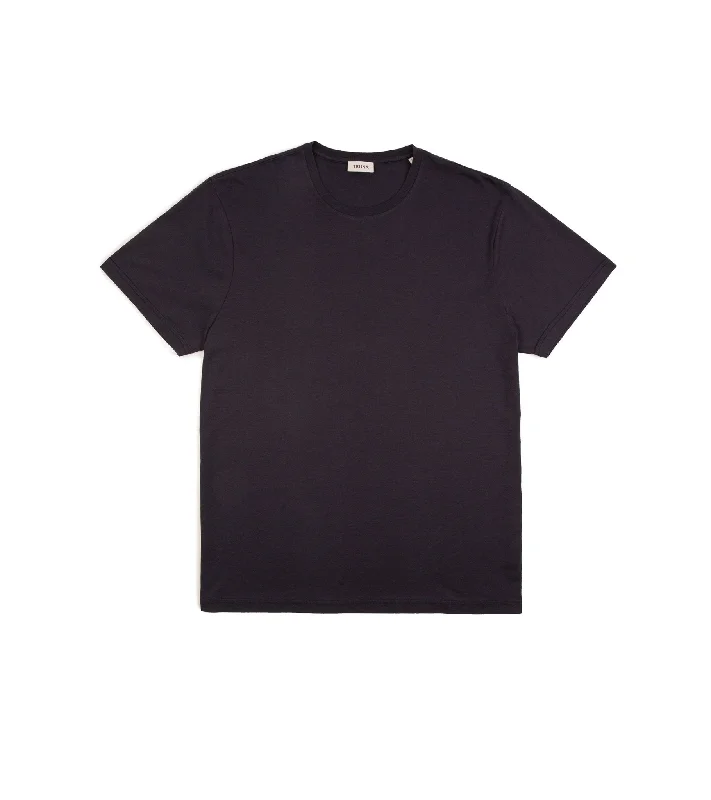 Men's Shirts with Adjustable CuffsTrunk York Short Sleeve T-Shirt: Navy