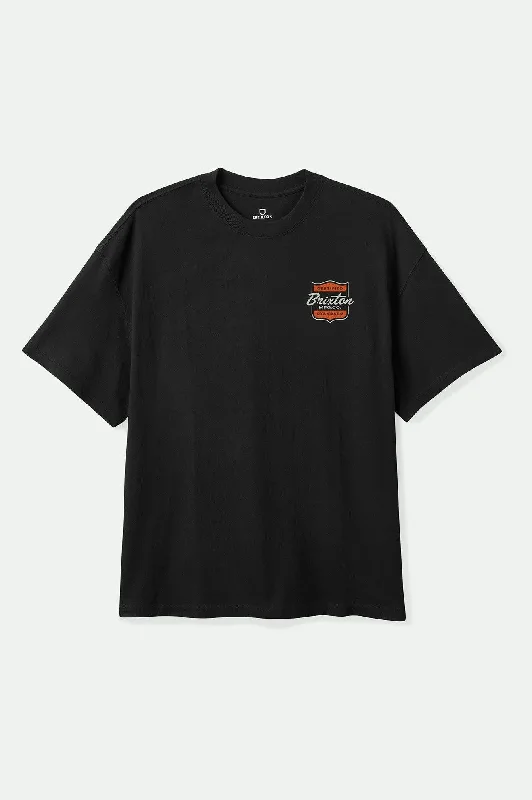 Solid-Colored Men's ShirtsBooker S/S Standard T-Shirt - Black