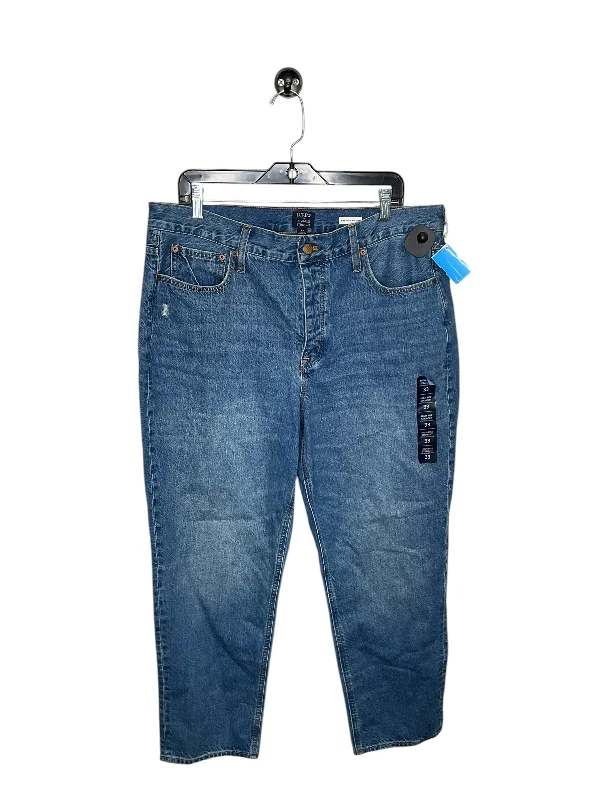 Light Wash Men's JeansJeans Straight By J. Crew In Blue Denim, Size: 16
