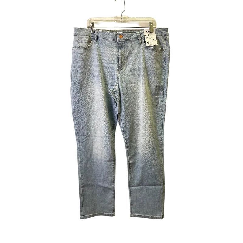 Dark Indigo Men's JeansJeans Straight By Sonoma In Blue, Size:18