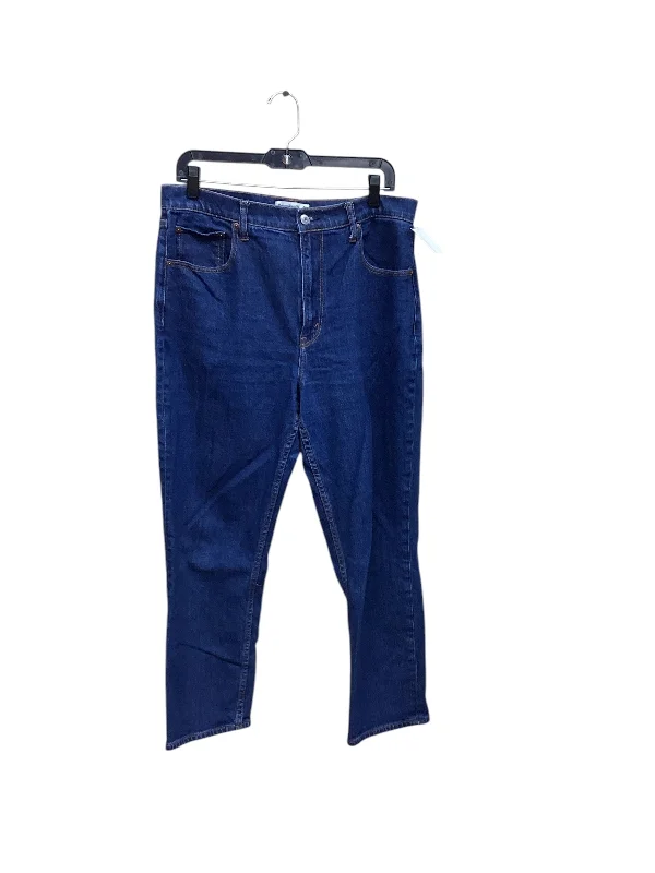 Vintage Men's JeansJeans Straight By Abercrombie And Fitch In Blue Denim, Size: 12