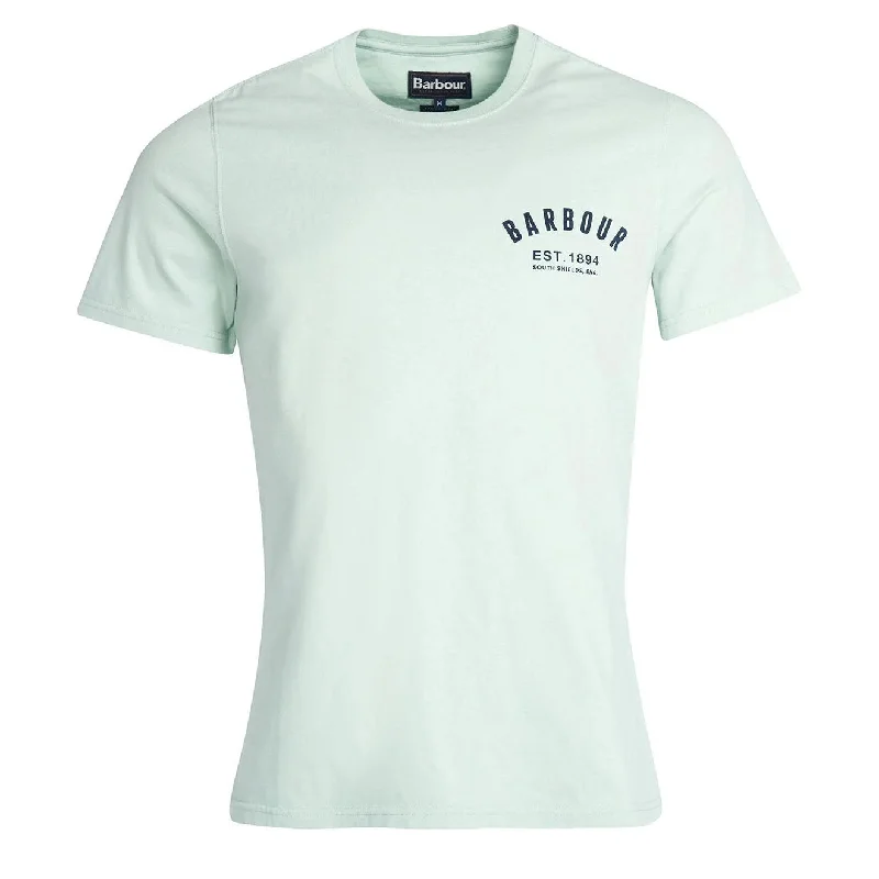 Men's Shirts with High NecksBarbour Preppy T-Shirt Dusty Mint