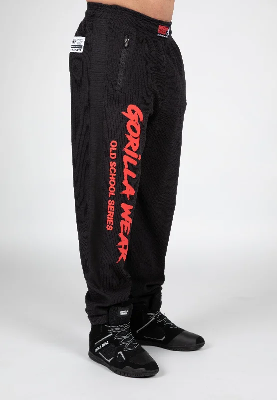 Men's Tailored Pants for a Sharp AppearanceAugustine Old School Pants - Black/Red