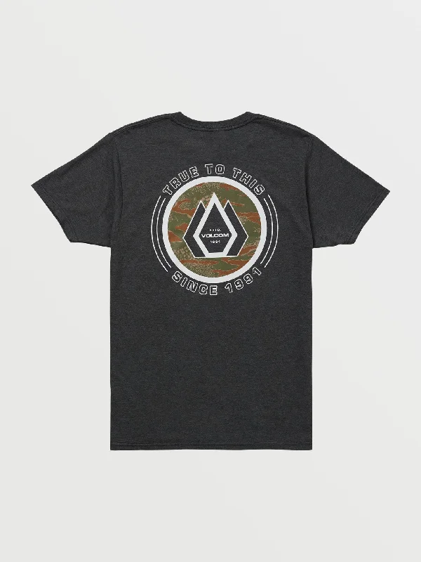 Men's Flowy Shirts for a Relaxed LookLink Fill Short Sleeve T-Shirt - Charcoal Heather