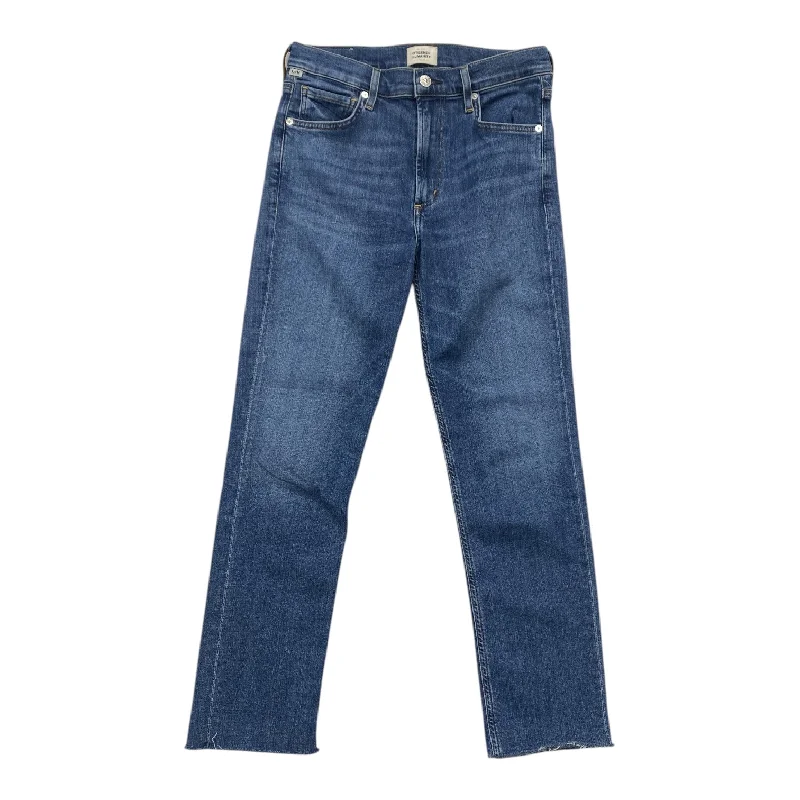 New Arrival Men's JeansJeans Cropped By Citizens Of Humanity In Blue Denim, Size: 4