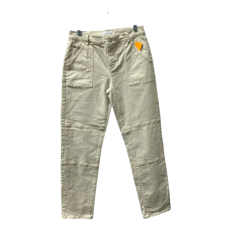 Men's Jeans with Functional PocketsJeans Straight By Loft In Beige, Size:2