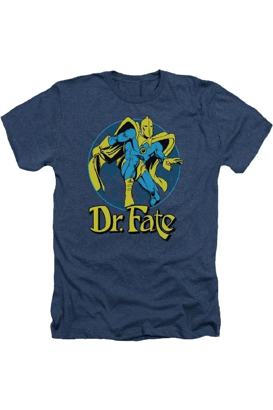 Men's Shirts with Double-Breasted DesignsDC Comics Dr Fate Ankh Adult Heather Tee / T-Shirt