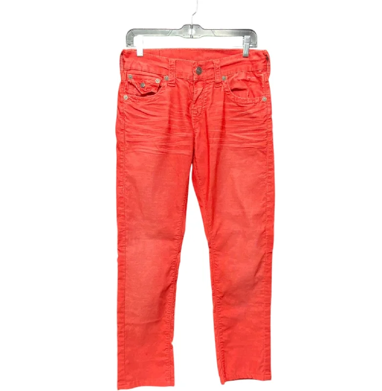 Stylish Men's JeansJeans Skinny By True Religion In Red, Size: 6