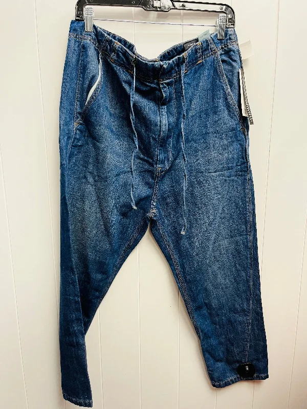 Men's Ripped JeansJeans Boyfriend By Vince In Blue Red & White, Size: L