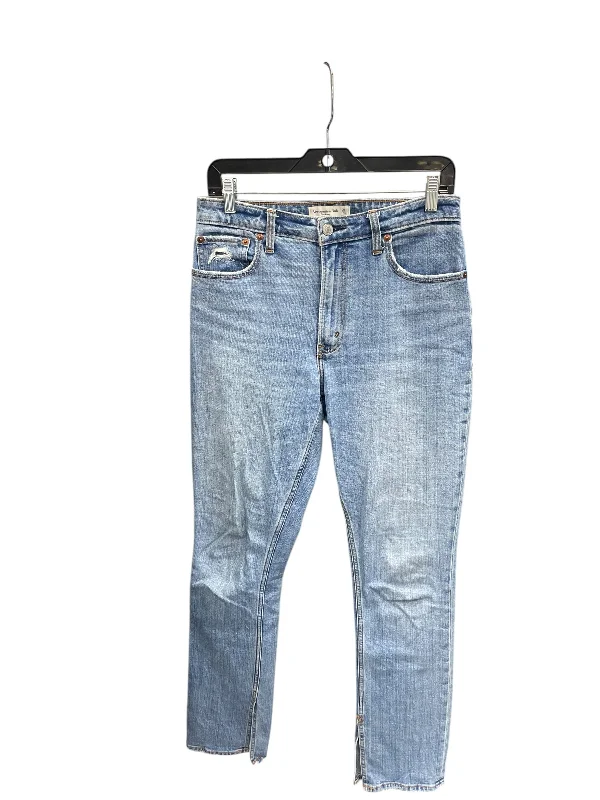 Dark Indigo Men's JeansJeans Straight By Abercrombie And Fitch In Blue Denim, Size: 4 Dark Indigo Men's JeansJeans Straight By Abercrombie And Fitch In Blue Denim, Size: 4