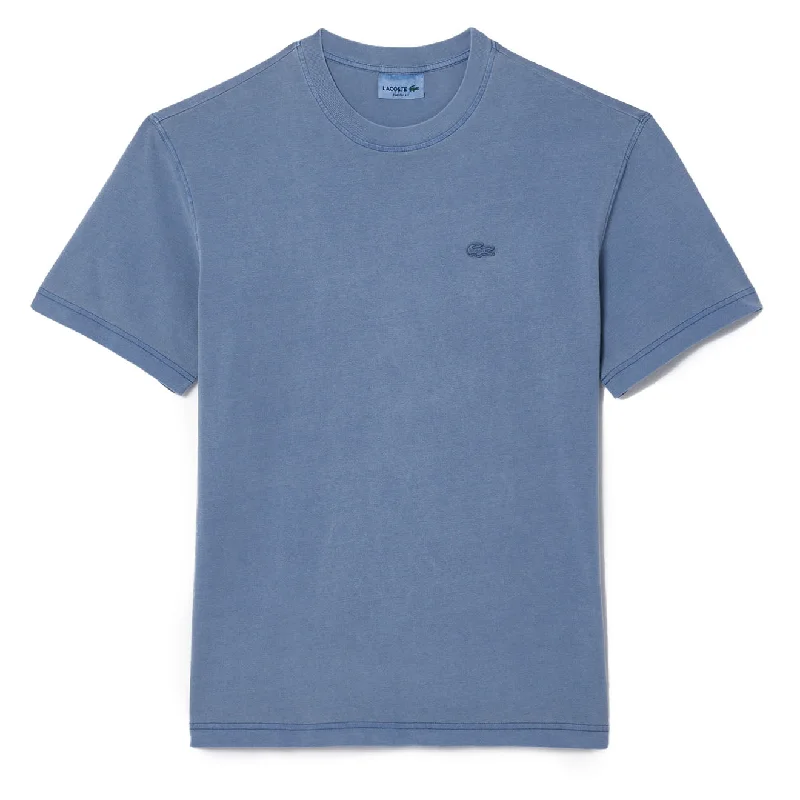 Patterned Men's Hawaiian ShirtsLacoste Eco Dye T-Shirt Eco Stonewash