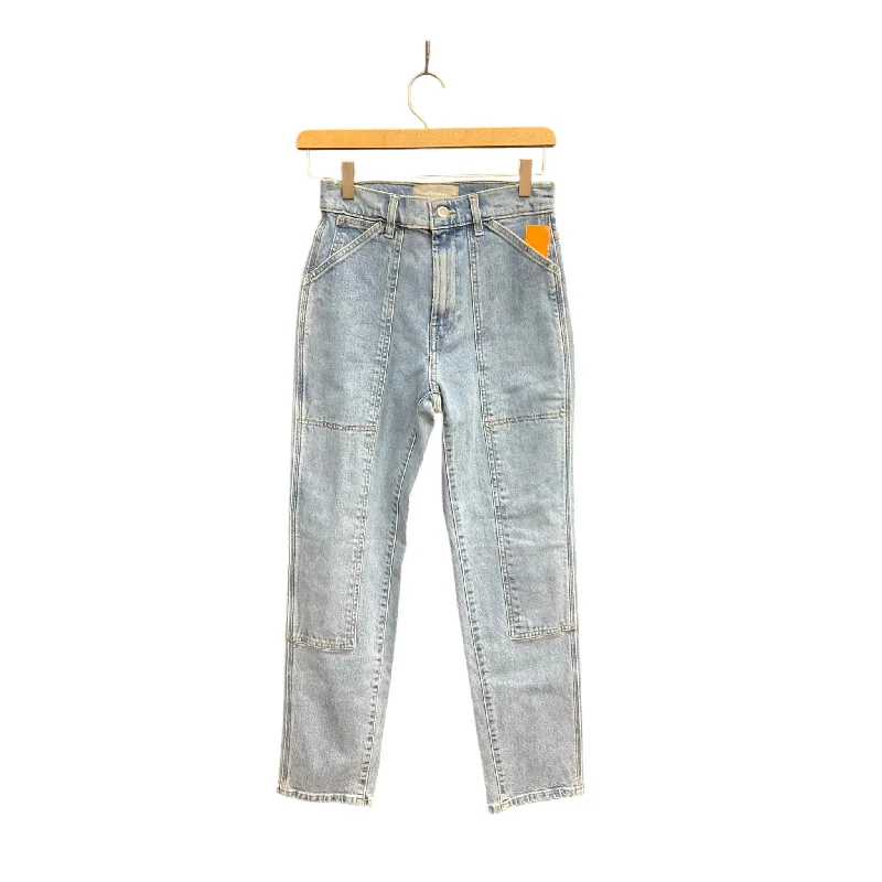 Modern Ripped and Distressed Men's JeansJeans Skinny By Everlane In Blue Denim, Size: 0 Modern Ripped and Distressed Men's JeansJeans Skinny By Everlane In Blue Denim, Size: 0