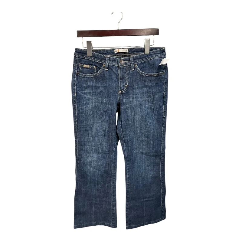 Mid-Waisted Men's JeansJeans Boot Cut By Lee In Blue Denim, Size: 6p