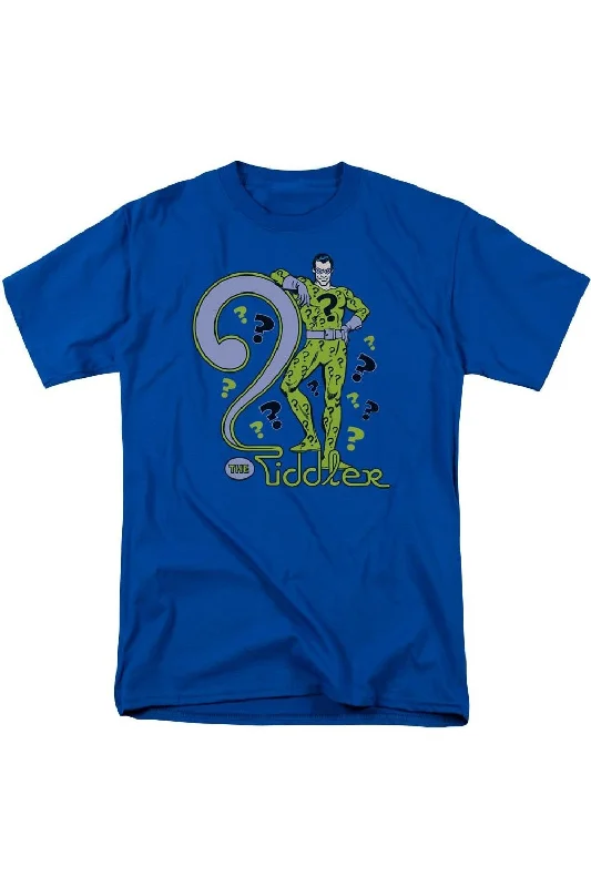 Men's Shirts with Belt AttachmentsDC Comics The Riddler Short Sleeve Adult Tee / T-Shirt Men's Shirts with Belt AttachmentsDC Comics The Riddler Short Sleeve Adult Tee / T-Shirt