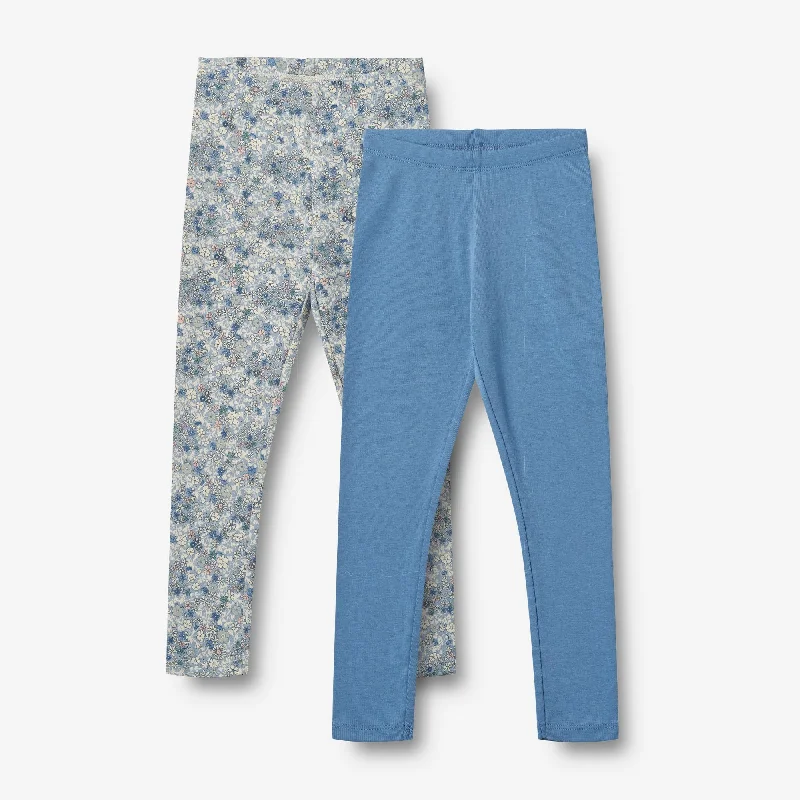 Men's Straight-Leg Jeans for a Classic Fit2 Leggings Jules - blue summer flowers