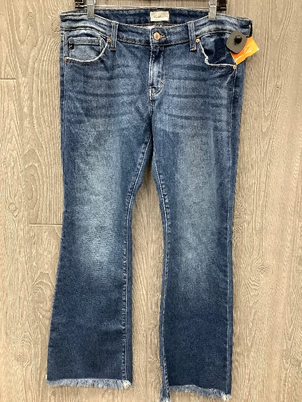 Men's Jeans Made from Recycled MaterialsJeans Flared By Kancan In Blue Denim, Size: 12 Men's Jeans Made from Recycled MaterialsJeans Flared By Kancan In Blue Denim, Size: 12