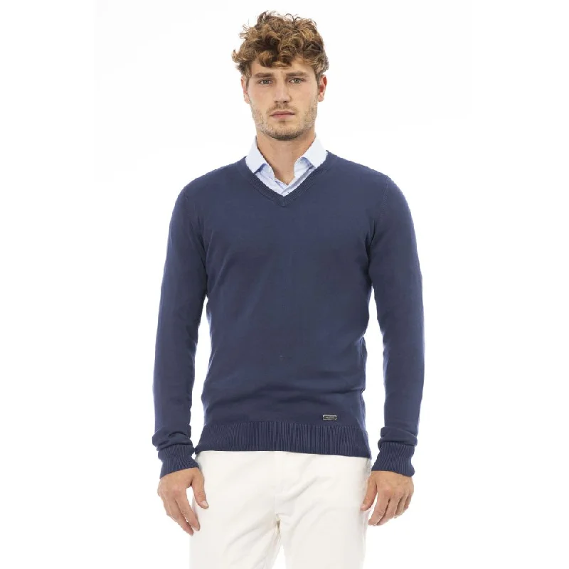 Men's Sweaters with Appliqué DetailsBaldinini Trend Modal Men Men's Sweater