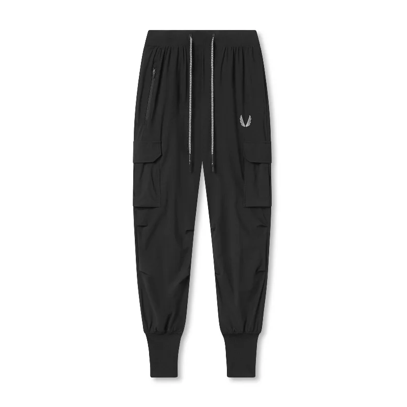 Men's Board Shorts for Surfing0825. Tetra-Lite® Cargo High Rib Jogger - Black "Reflective" Men's Board Shorts for Surfing0825. Tetra-Lite® Cargo High Rib Jogger - Black "Reflective"