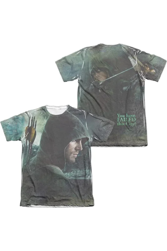 Classic Men's Button-Up ShirtsArrow Hero (Front/Back Print) Adult Poly/Cotton Short Sleeve Tee / T-Shirt Classic Men's Button-Up ShirtsArrow Hero (Front/Back Print) Adult Poly/Cotton Short Sleeve Tee / T-Shirt