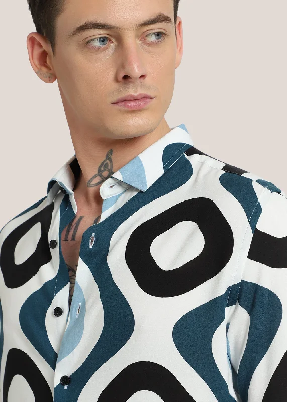 Men's Hawaiian Print Shirts for Luau PartiesOgee Multicolour Printed Shirt