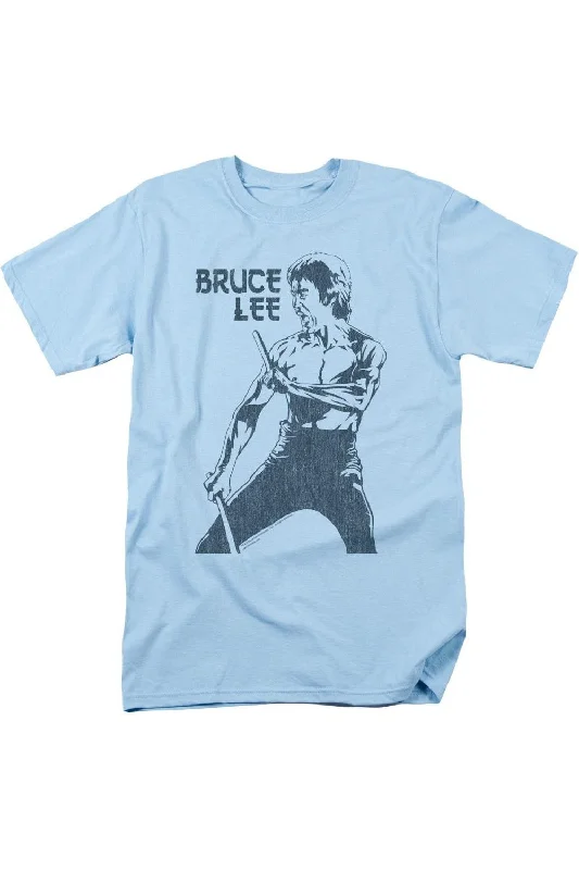 Men's Shirts for FishingBruce Lee Fighter Short Sleeve Adult Tee / T-Shirt